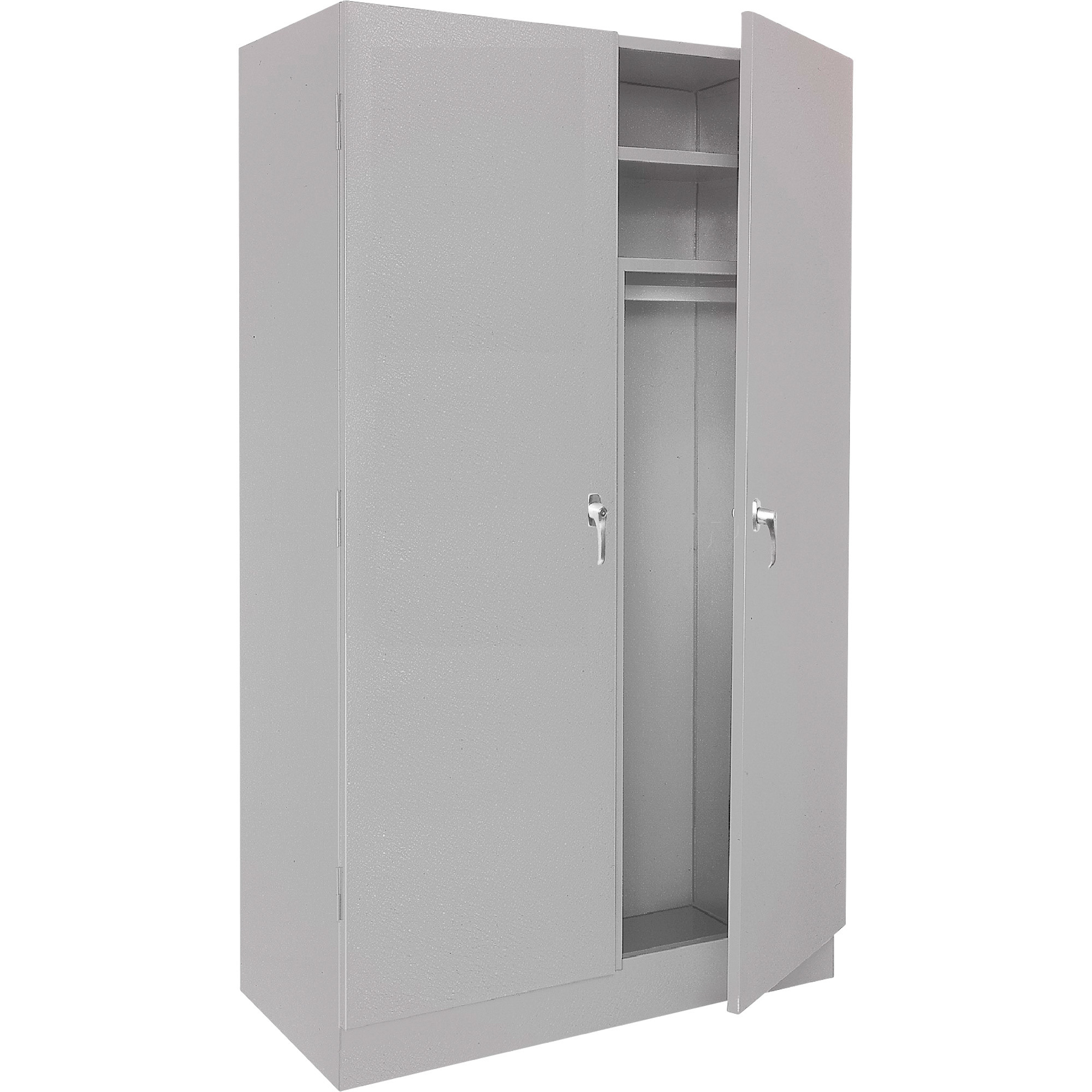 Steel Cabinets 36in.W x 24in.D x 72in.H Storage Cabinet, Gray, Model# W-3672DS-G